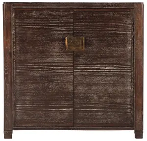 French Cerused Oak Two Door Cabinet in the Manner of Jean-Michel Frank C 1940