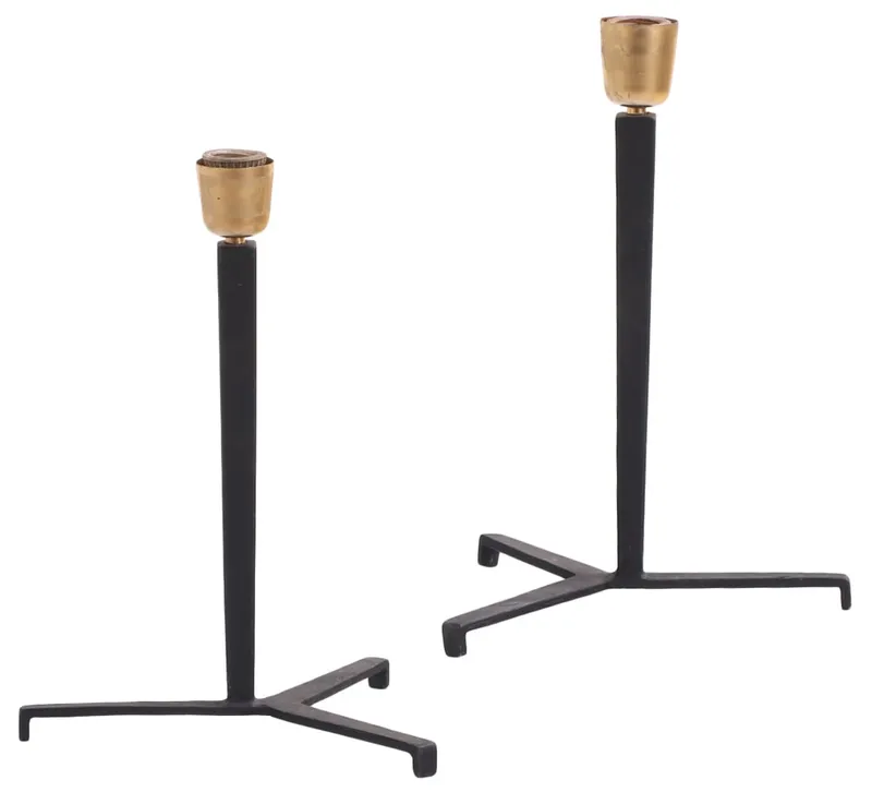 PAIR OF IRON TABLE LAMPS IN THE MANNER OF JEAN-MICHEL FRANK. from auction in Philadelphia, Pennsylvania — image 20