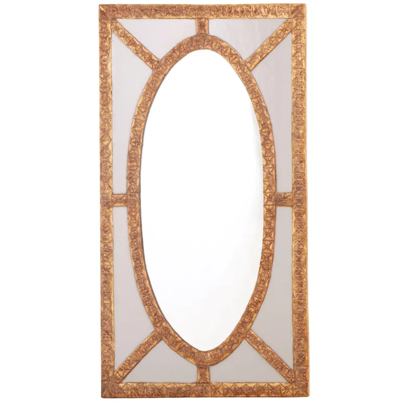 MIRROR WEDGE GREY RED OVAL from auction in Philadelphia, Pennsylvania — image 29