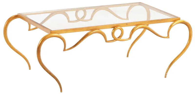 RENE DROUET GILT METAL COFFEE TABLE C. 1950 from auction in Philadelphia, Pennsylvania — image 41