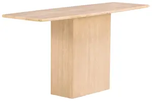 TWO PART TRAVERTINE CONSOLE TABLE C 1975.