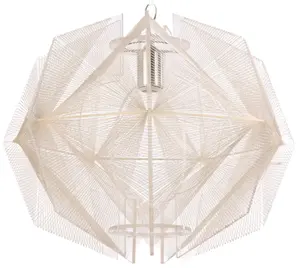A LUCITE STRING CHANDELIER IN THE MANNER OF PAUL SECON FOR SOMPEX C. 1970