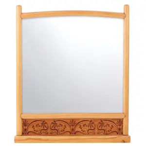 AUSTRIAN ART NOVEAU MIRROR C 1900 BY JACOB AND JOSEF KOHN.
