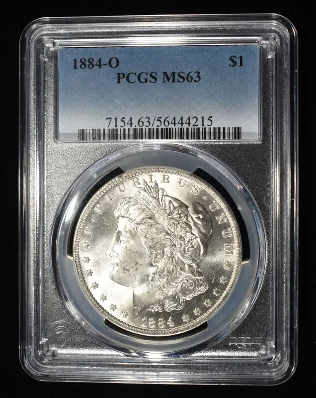 1884-O MORGAN DOLLAR PCGS MS63 from auction in Findlay, Ohio — image 5