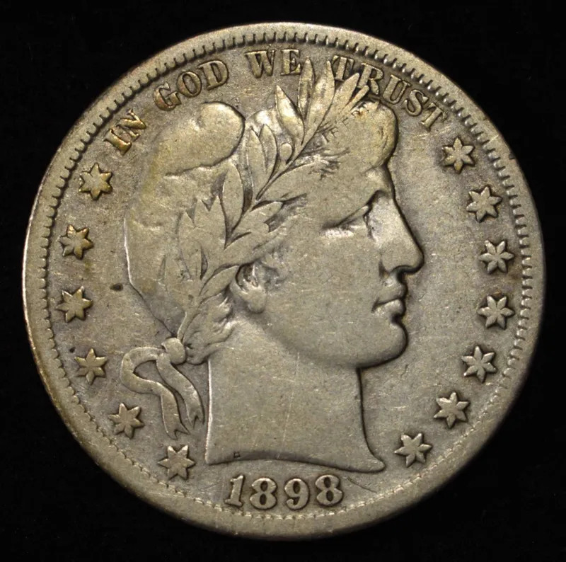 1898-S BARBER HALF DOLLAR FINE from auction in Findlay, Ohio — image 44