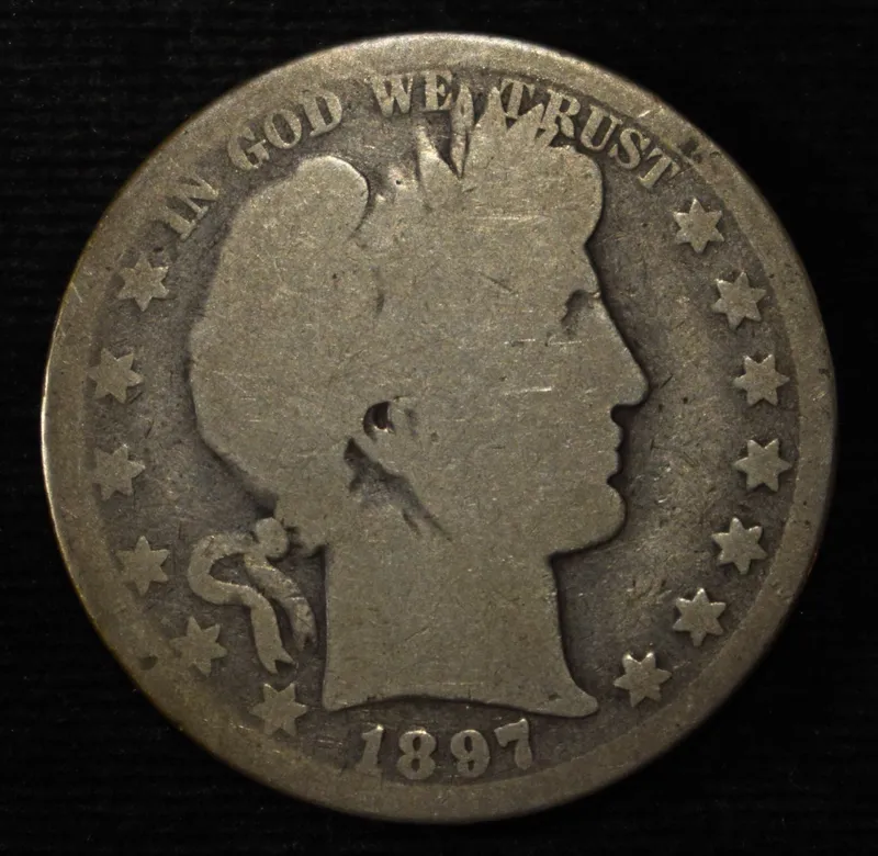 1897-O BARBER HALF DOLLAR AG/G from auction in Findlay, Ohio — image 38