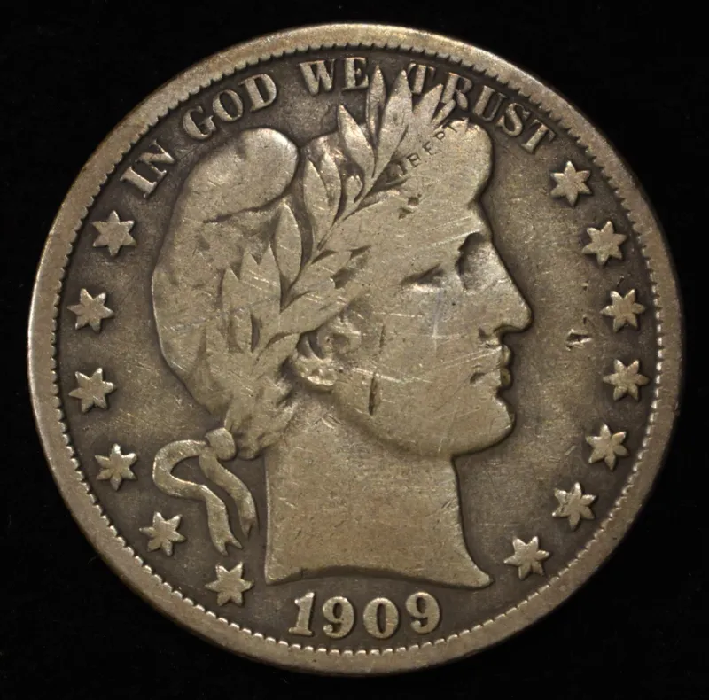 1909-O BARBER HALF DOLLAR FINE from auction in Findlay, Ohio — image 46