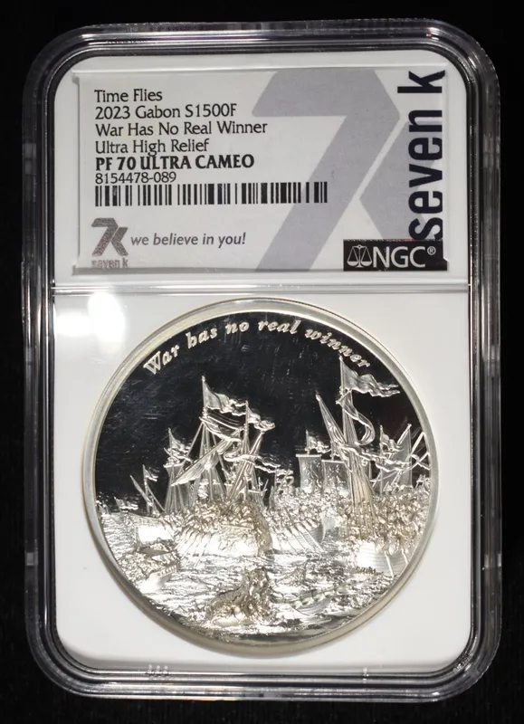 2023 GABON TIME FLIES NGC PF-70 ULTRA CAMEO from auction in Findlay, Ohio — image 22