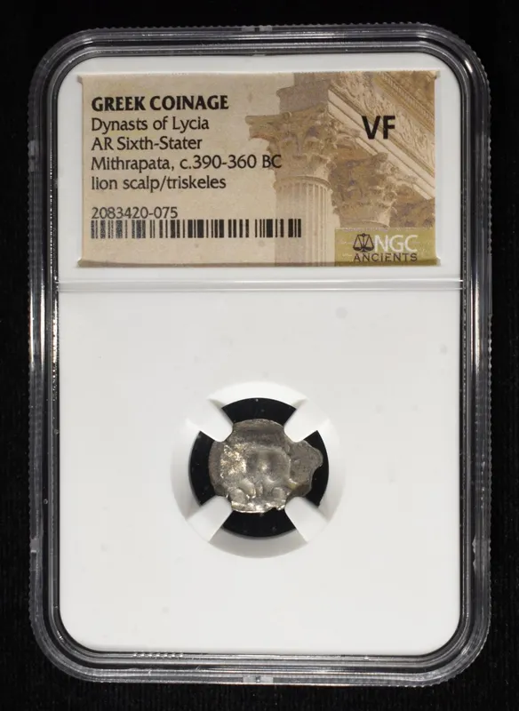 c.390-360-BC GREEK LYCIA AR SIXTH STATER NGC VF from auction in Findlay, Ohio — image 25
