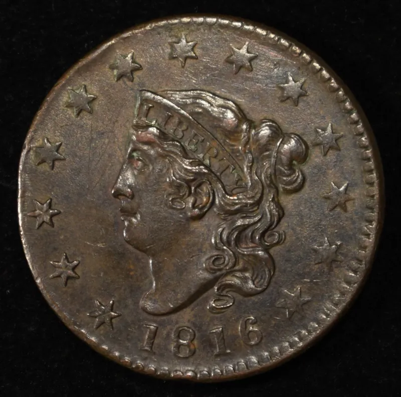 1816 LARGE CENT BU BN from auction in Findlay, Ohio — image 28