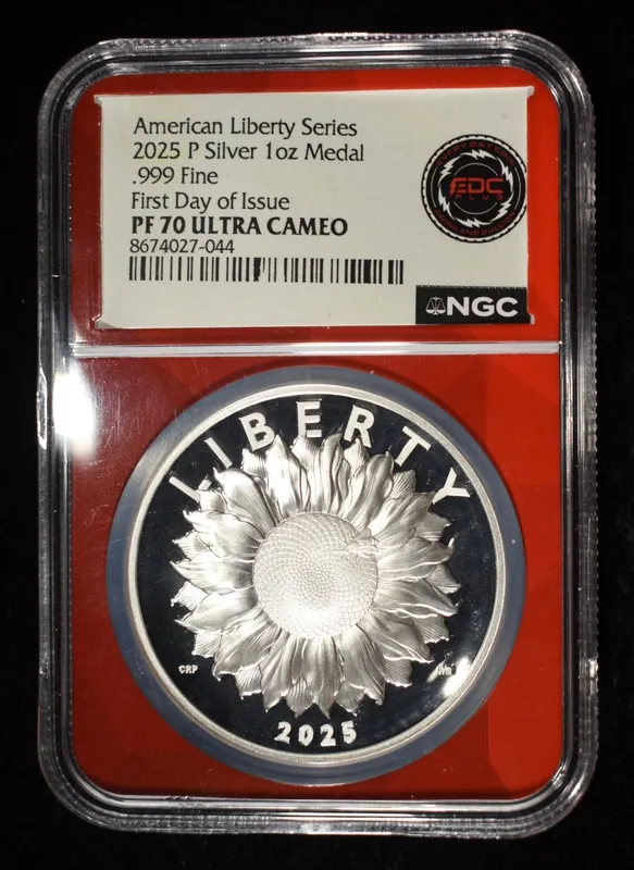 2025-P 1 OZ .999 SILVER NGC PF70 ULTRA CAMEO from auction in Findlay, Ohio — image 25
