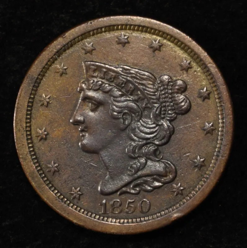 1850 HALF CENT CH AU from auction in Findlay, Ohio — image 28