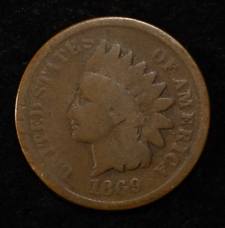 1869 INDIAN CENT GOOD from auction in Findlay, Ohio — image 36