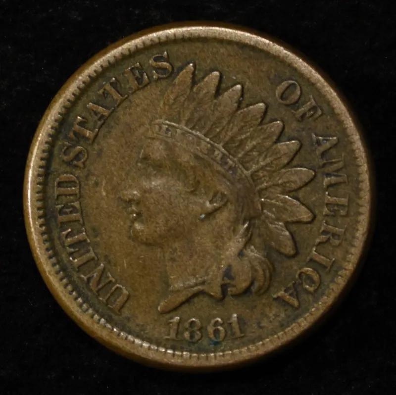 1861 INDIAN CENT XF from auction in Findlay, Ohio — image 33