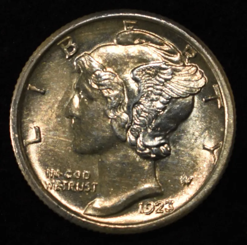 1923-S MERCURY DIME GEM BU from auction in Findlay, Ohio — image 40