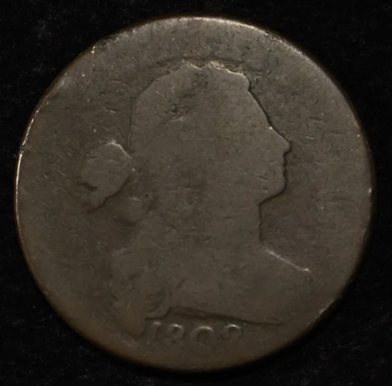 1802 DRAPED BUST LARGE CENT AG/G from auction in Findlay, Ohio — image 29