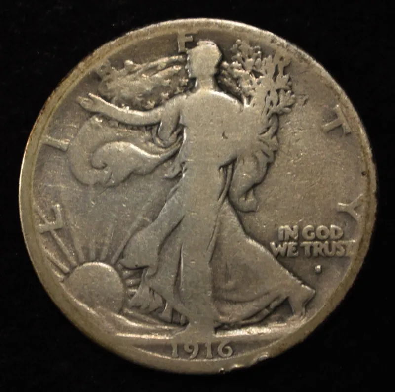 1916-S WALKING LIBERTY HALF DOLLAR GOOD from auction in Findlay, Ohio — image 46