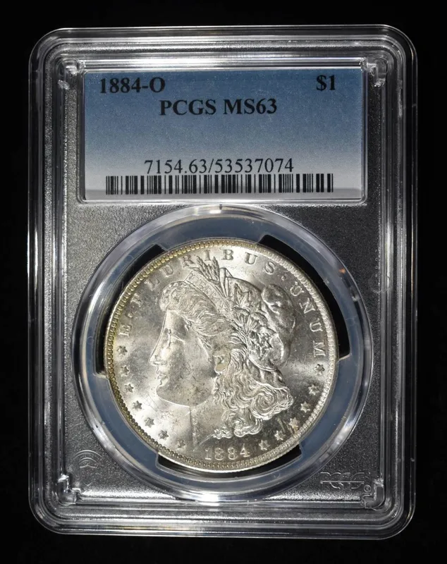 1884-O MORGAN DOLLAR PCGS MS-63 from auction in Findlay, Ohio — image 9