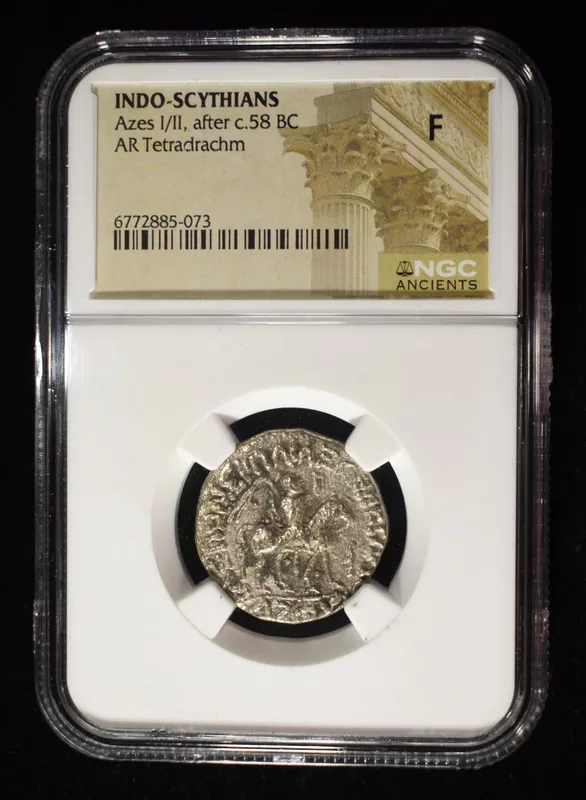 AZES I/II, AFTER C. 58 BC NGC F from auction in Findlay, Ohio — image 23