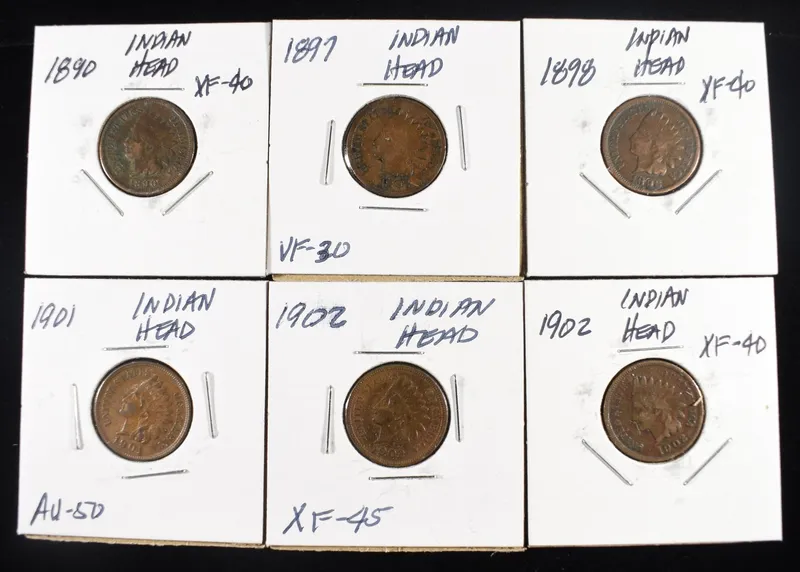 (6) INDIAN CENTS from auction in Findlay, Ohio — image 31