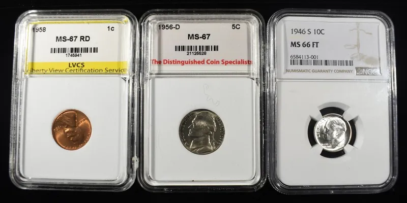 GRADED COIN COLLECTORS LOT from auction in Findlay, Ohio — image 35
