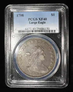 1798 Bust Dollar Pcgs xf-40