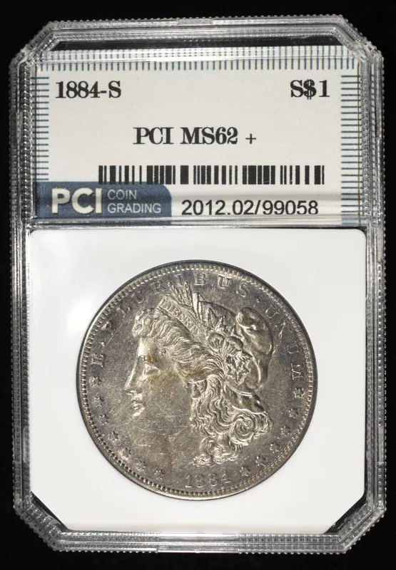 1884-S MORGAN DOLLAR PCI CH BU from auction in Findlay, Ohio — image 10