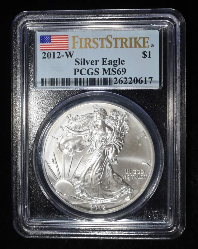 2012-W AMERICAN SILVER EAGLE PCGS MS69 from auction in Findlay, Ohio — image 18
