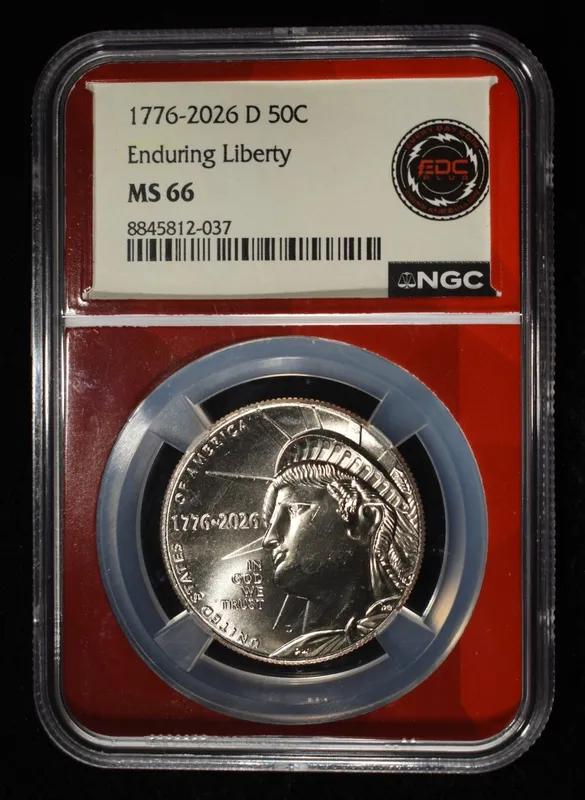1776-2026-D 50C ENDURING LIBERTY NGC MS66 from auction in Findlay, Ohio — image 4
