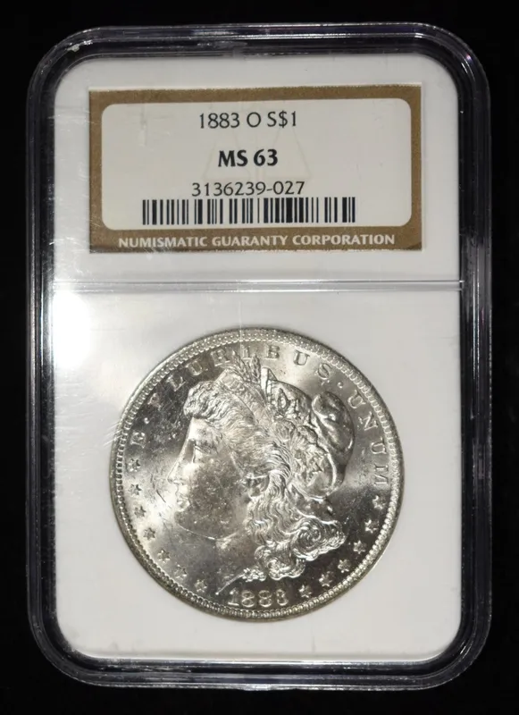 1883-O MORGAN DOLLAR NGC MS63 from auction in Findlay, Ohio — image 6