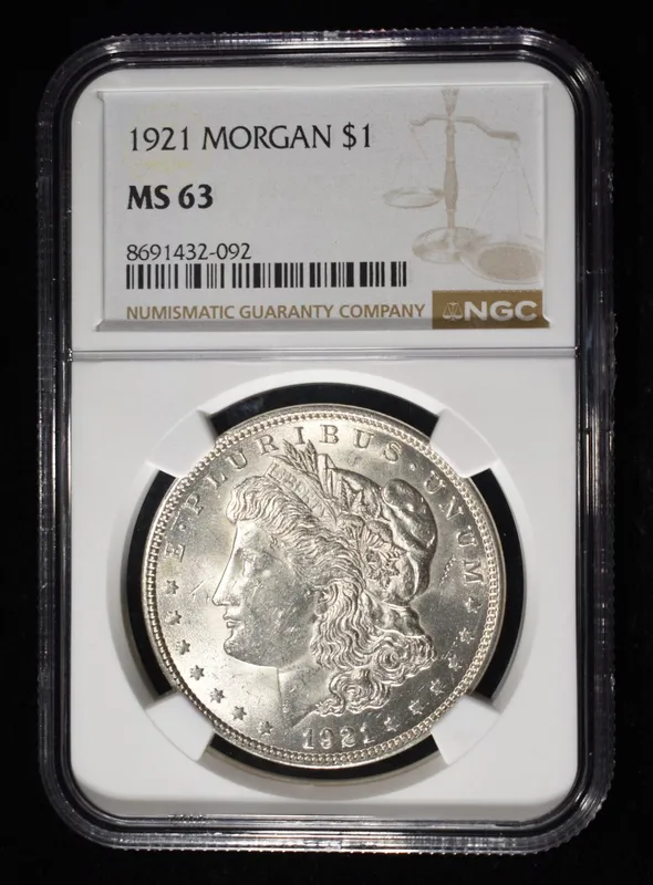 1921 MORGAN DOLLAR NGC MS63 from auction in Findlay, Ohio — image 13