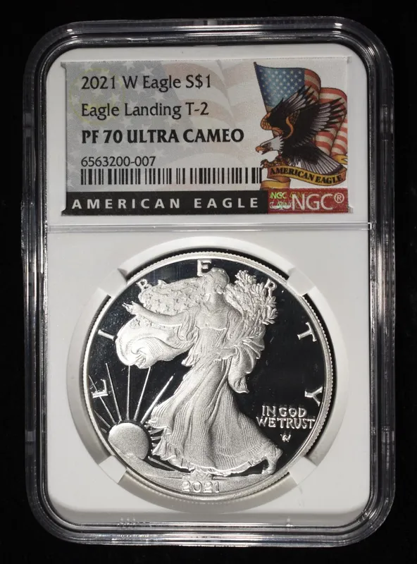 2021-W AMERICAN SILVER EAGLE NGC PF70 ULTRA CAMEO from auction in Findlay, Ohio — image 17