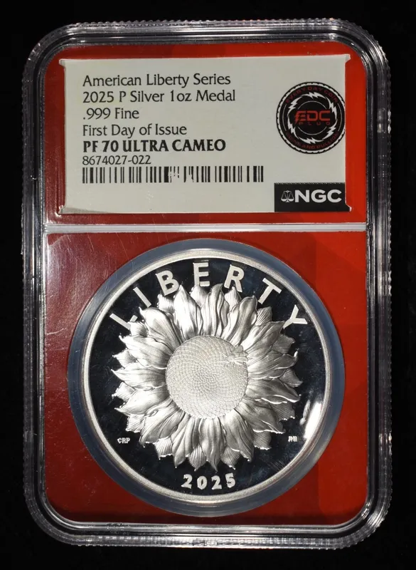 2025-P 1 OZ .999 SILVER NGC PF70 ULTRA CAMEO from auction in Findlay, Ohio — image 25