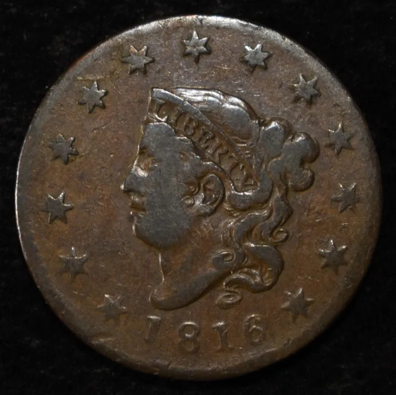 1816 LARGE CENT VG from auction in Findlay, Ohio — image 28