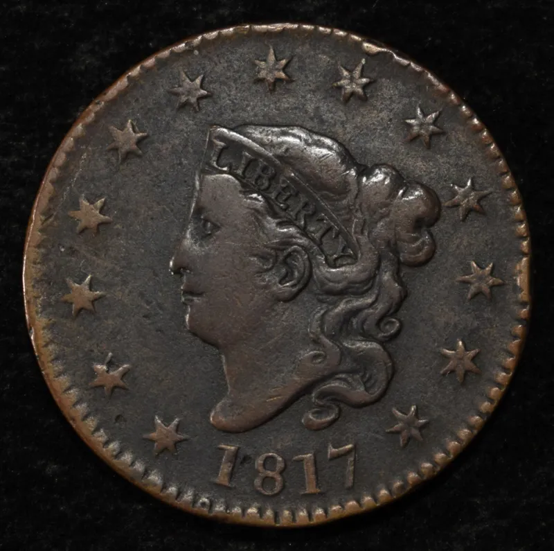 1817 LARGE CENT VF from auction in Findlay, Ohio — image 29