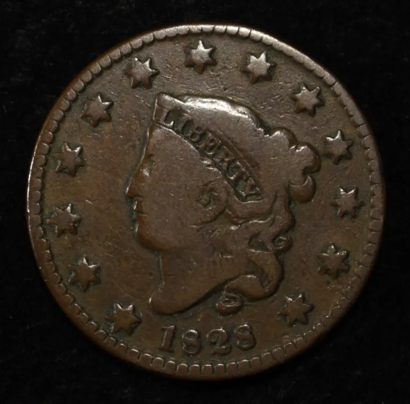 1828 LARGE CENT VG from auction in Findlay, Ohio — image 34