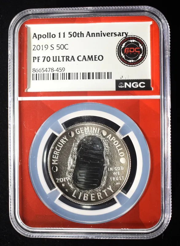 2019-S APOLLO 11 50TH ANNIV PF70 ULTRA CAMEO from auction in Findlay, Ohio — image 18