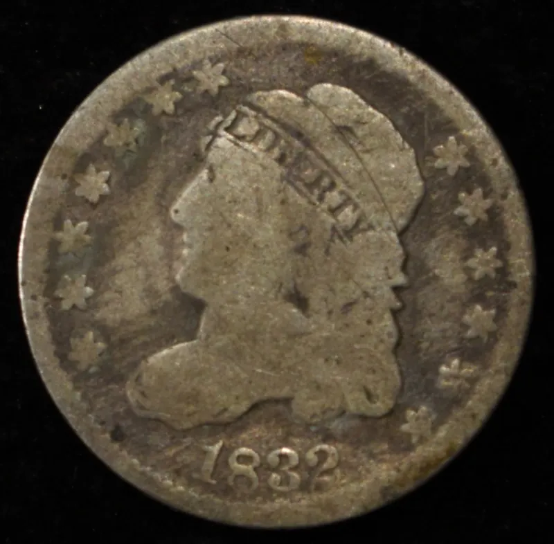 1832 BUST HALF DIME GOOD from auction in Findlay, Ohio — image 34