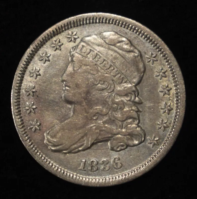 1836 CAPPED BUST DIME VF/XF from auction in Findlay, Ohio — image 44