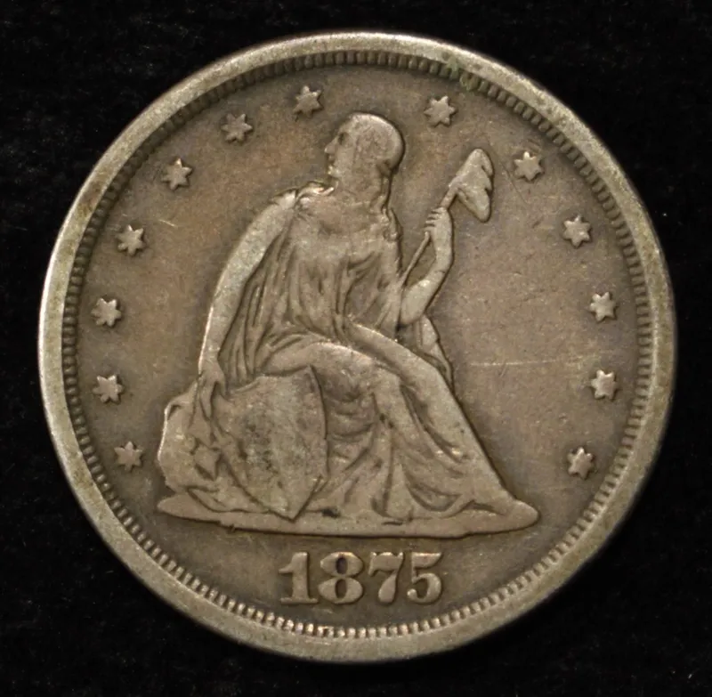 1875 20-CENT LIBERTY SEATED from auction in Findlay, Ohio — image 47
