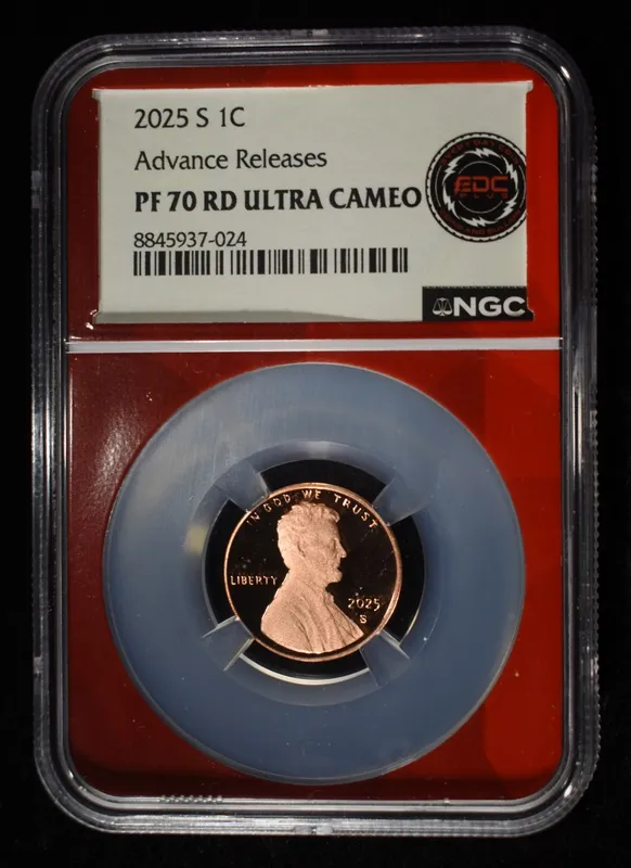 2025-S SHIELD CENT NGC PF70 RD ULTRA CAMEO from auction in Findlay, Ohio — image 5