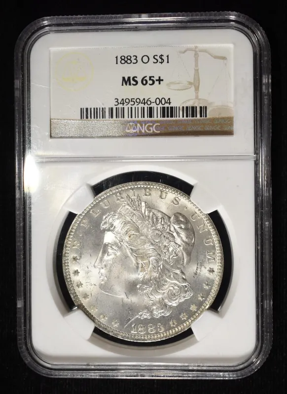 1883-O MORGAN DOLLAR NGC MS-65+ from auction in Findlay, Ohio — image 13