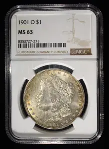 1901-O MORGAN DOLLAR NGC MS-63