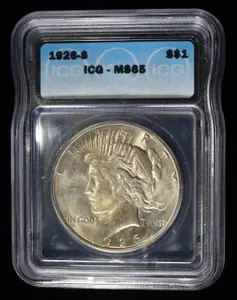 1926-S PEACE DOLLAR ICG MS65