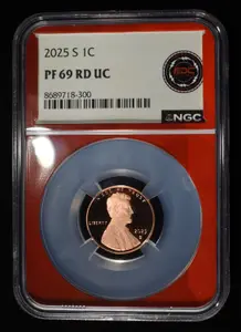 2025-s Shield Cent Ngc pf69 Rd Uc