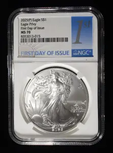 2025(P) AMERICAN SILVER EAGLE NGC MS70
