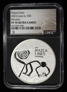 2023 COOK IS. NAZCA LINES MONKEY NGC PF-70 UCAM