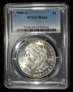 1882-o Morgan Dollar Pcgs ms-64