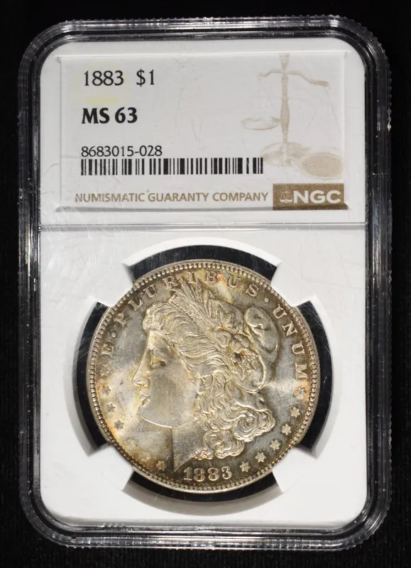 1883 MORGAN DOLLAR NGC MS63 from auction in Findlay, Ohio — image 6