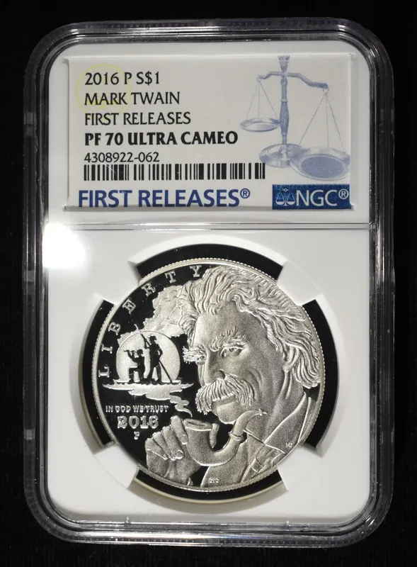 2016-P $1 COMMEM MARK TWAIN NGC PF70 ULTRA CAMEO from auction in Findlay, Ohio — image 20
